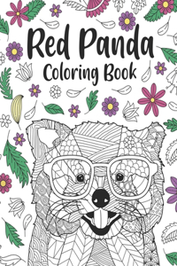 Red Panda Coloring Book