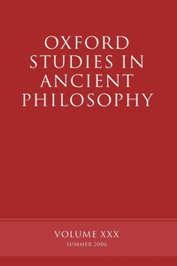 Oxford Studies in Ancient Philosophy