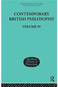 Contemporary British Philosophy