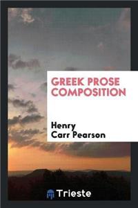 Greek Prose Composition