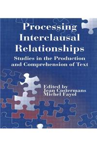 Processing interclausal Relationships