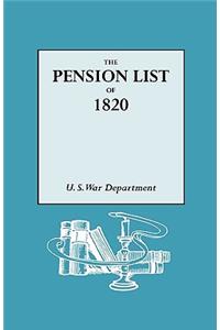 Pension List of 1820 (Indexed)