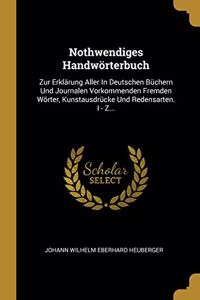 Nothwendiges Handwörterbuch