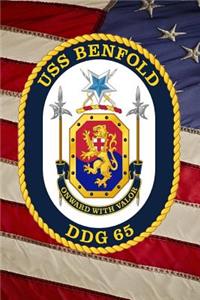 US Navy USS Benfold (DDG 65) Destroyer Crest Badge Journal