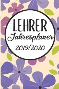 Lehrer Jahresplaner 2019 / 2020