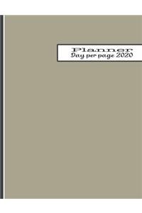 Day per page planner 2020