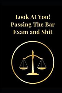 Look at You! Passing the Bar Exam and Shit