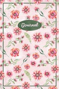 Watercolor Floral Journal