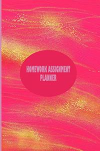 Homework Assignment Planner