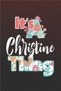 It's Christine Thing