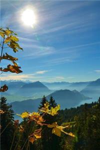 Mountains notebook - best notebook with quotes, perfect 120 lined pages #15