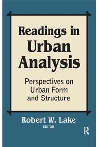 Readings in Urban Analysis