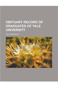 Obituary Record of Graduates of Yale University