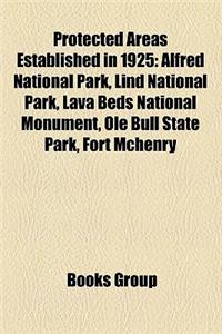 Protected Areas Established in 1925