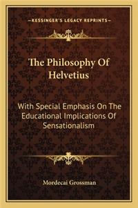 The Philosophy Of Helvetius