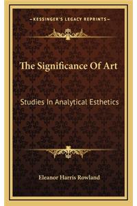 The Significance of Art