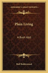 Plain Living