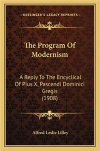 The Program Of Modernism