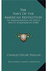 The Navy of the American Revolution