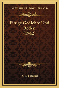 Einige Gedichte Und Reden (1742)