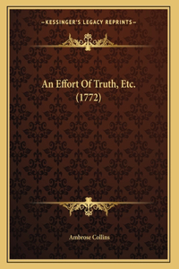 An Effort Of Truth, Etc. (1772)