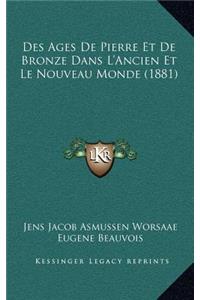 Des Ages De Pierre Et De Bronze Dans L'Ancien Et Le Nouveau Monde (1881)