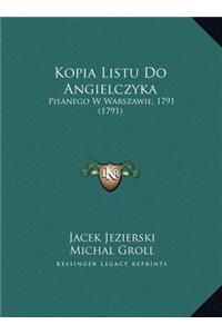 Kopia Listu Do Angielczyka