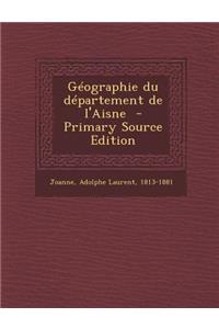 Geographie Du Departement de L'Aisne