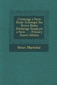 L'Eclairage a Paris