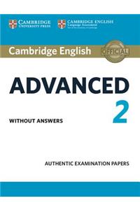 Cambridge English Advanced 2 Student's Book without answers