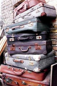 Stacks of Old Suitcases Journal