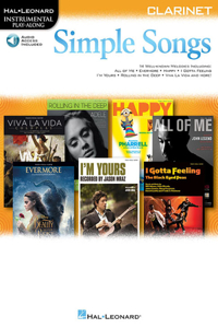 Simple Songs: Clarinet (Hal Leonard Instrumental Play-Along) Book/Online Audio