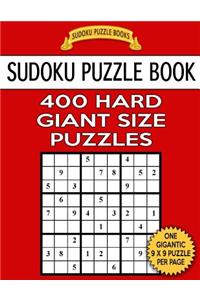 Sudoku Puzzle Book 400 HARD Giant Size Puzzles