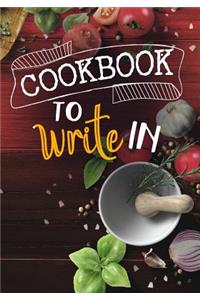 Cookbook to Write in