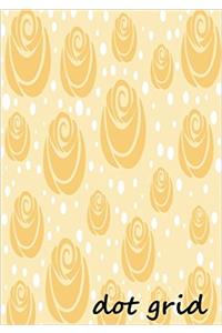 Dot Grid Notebook - Tulip Flower Pattern: 110 Dot Grid Pages, 7 X 10