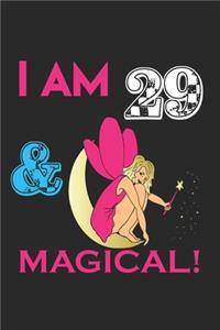 i Am 29 Notebook & Magical ! Birthday Gift