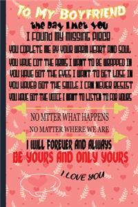 To My Boyfriend the Day I Met You