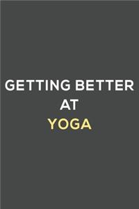 getting better at yoga
