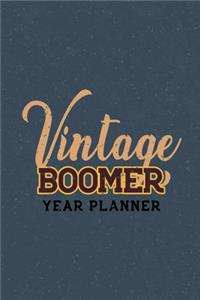 Vintage Boomer Year Planner