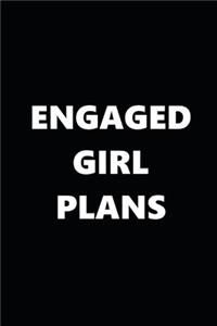 2020 Daily Planner Engaged Girl Plans Black White 388 Pages