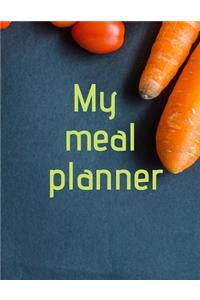 My meal planner - plate