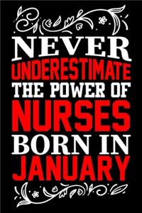 Never Underestimate The Power Of Nurses Born In January