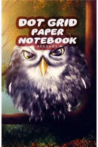 Dot Grid Paper Notebook A5 5.5x8.5