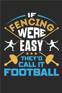 If Fencing Were Easy They'd Call It Football