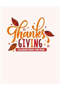 Thanksgiving Coloring Book for Kids