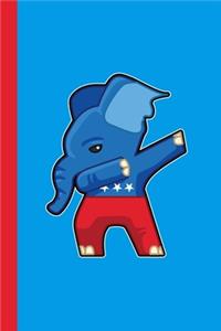 Republican Dabbing Elephant GOP Journal Notebook