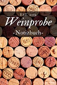 Weinprobe Notizheft