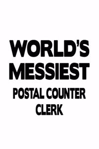 World's Messiest Postal Counter Clerk