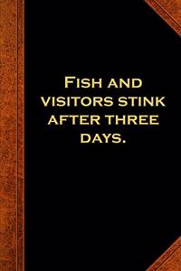 2020 Weekly Planner Ben Franklin Quote Fish Visitors Vintage Style 134 Pages