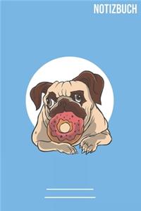 Mops Donut Notizbuch